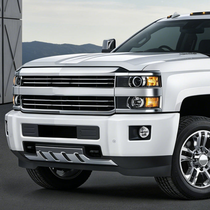 Front Lower Apron Skid Plate<br>15-19 Chevy Silverado 2500 HD 3500 HD