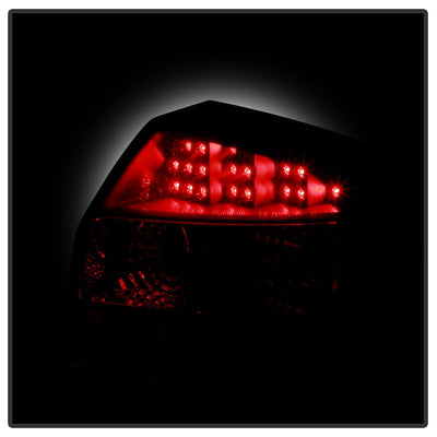 Black LED Tail Lights <br>02-05 Audi A4 A4 Quattro