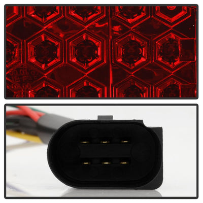 Red Clear LED Tail Lights <br>02-05 Audi A4 A4 Quattro