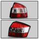Red Clear LED Tail Lights <br>02-05 Audi A4 A4 Quattro