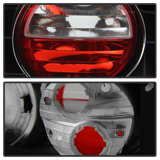 Black Euro Style Tail Lights <br>90-93 Acura Integra