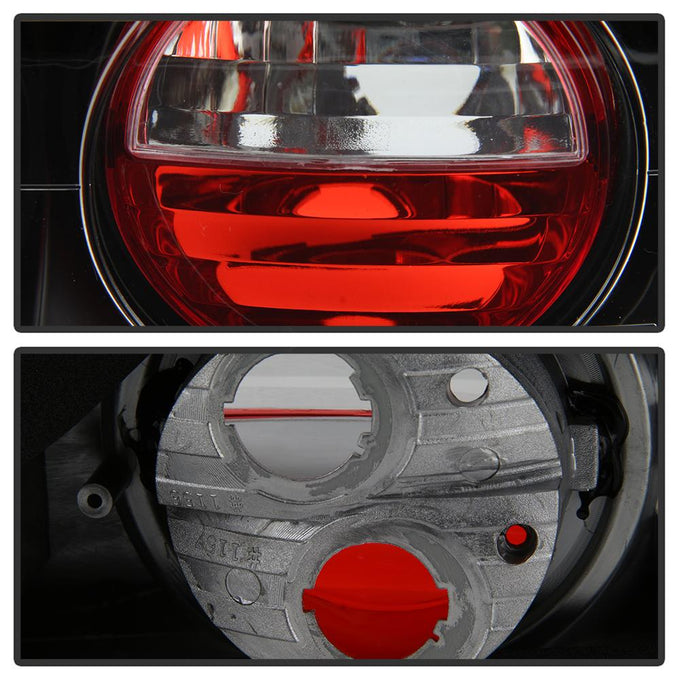 Black Euro Style Tail Lights <br>90-93 Acura Integra