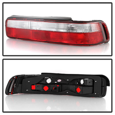 Red Clear Euro Style Tail Lights <br>90-93 Acura Integra