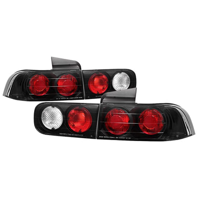Black Euro Style Tail Lights <br>94-01 Acura Integra