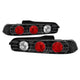 Black Euro Style Tail Lights <br>94-01 Acura Integra