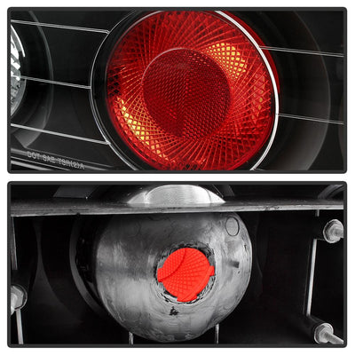 Black Euro Style Tail Lights <br>94-01 Acura Integra