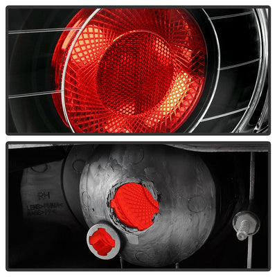 Black Euro Style Tail Lights <br>94-01 Acura Integra