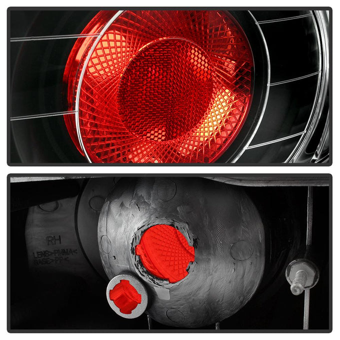 Black Euro Style Tail Lights <br>94-01 Acura Integra