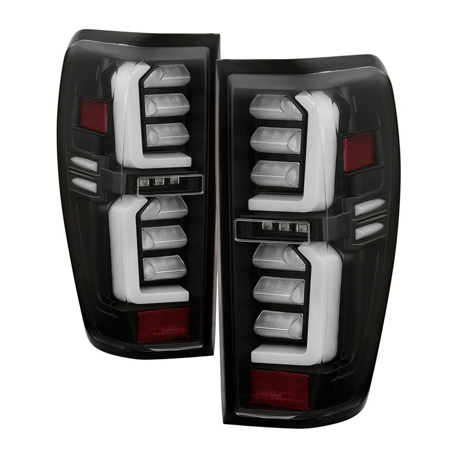 Black LED Tail Lights <br>19-20 GMC Sierra 1500