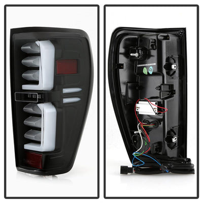 Black LED Tail Lights <br>19-20 GMC Sierra 1500