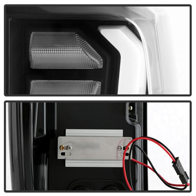 Black LED Tail Lights <br>19-20 GMC Sierra 1500