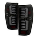 Black Smoke LED Tail Lights <br>19-20 GMC Sierra 1500