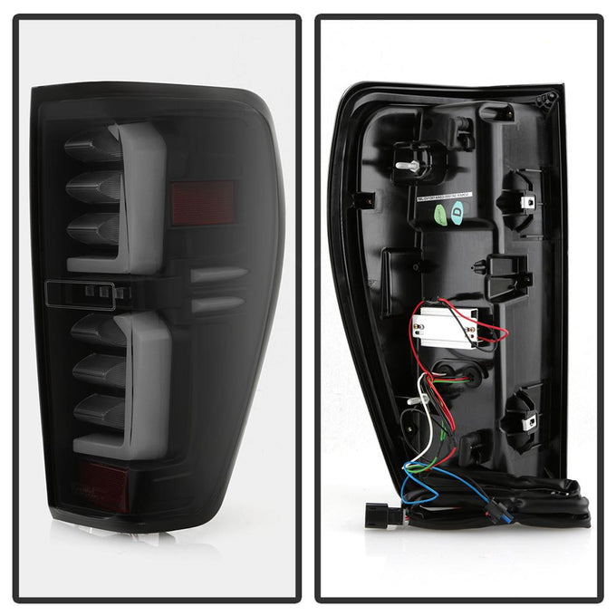 Black Smoke LED Tail Lights <br>19-20 GMC Sierra 1500
