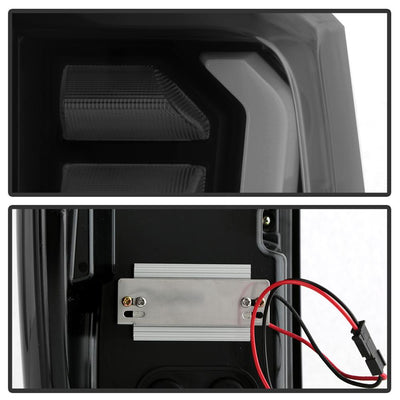 Black Smoke LED Tail Lights <br>19-20 GMC Sierra 1500