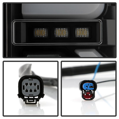 Black Smoke LED Tail Lights <br>19-20 GMC Sierra 1500