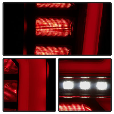 Black Smoke LED Tail Lights <br>19-20 GMC Sierra 1500