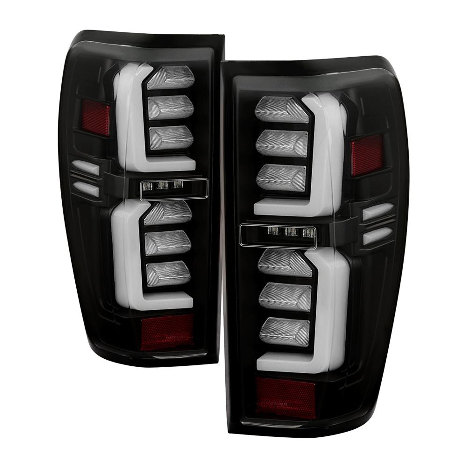 Black LED Tail Lights <br>19-20 GMC Sierra 1500