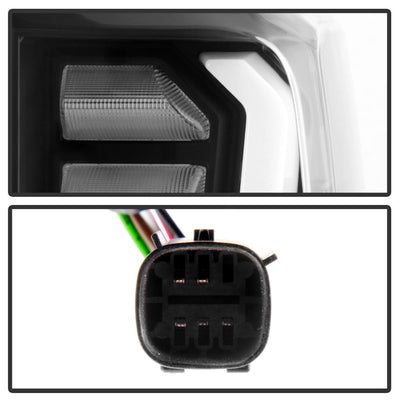 Black LED Tail Lights <br>19-20 GMC Sierra 1500