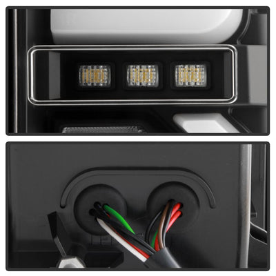 Black LED Tail Lights <br>19-20 GMC Sierra 1500