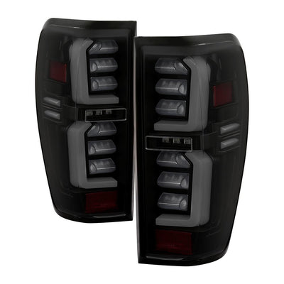 Black Smoke LED Tail Lights <br>19-20 GMC Sierra 1500