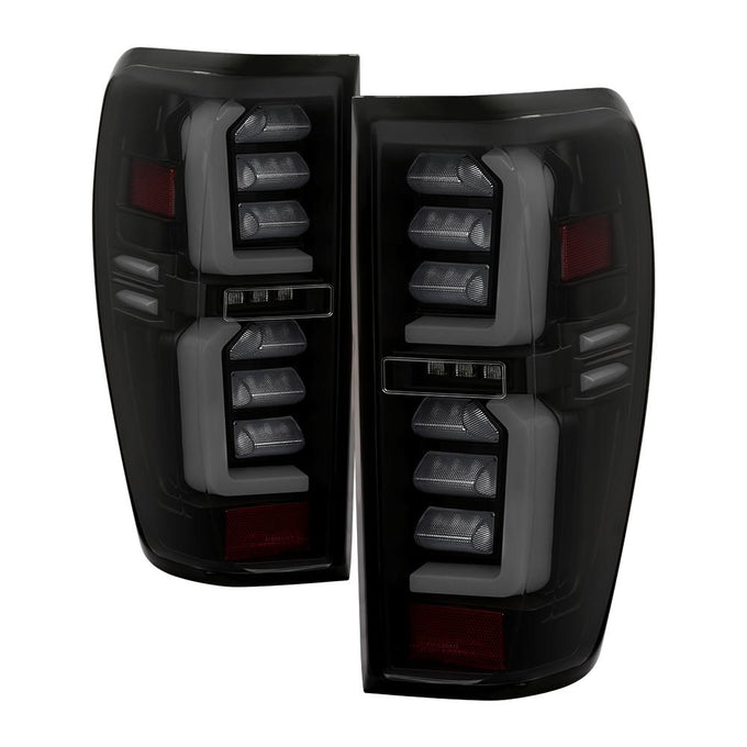 Black Smoke LED Tail Lights <br>19-20 GMC Sierra 1500