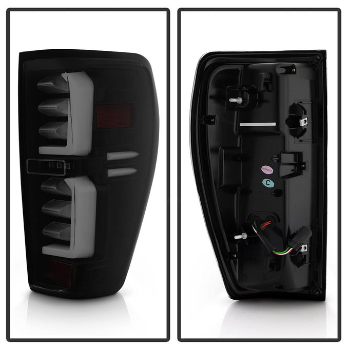 Black Smoke LED Tail Lights <br>19-20 GMC Sierra 1500