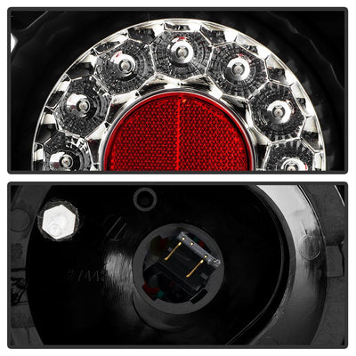 Black LED Tail Lights <br>02-04 Acura RSX