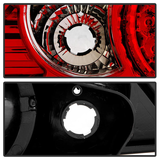 Red Clear LED Tail Lights <br>02-04 Acura RSX