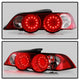 Red Clear LED Tail Lights <br>02-04 Acura RSX