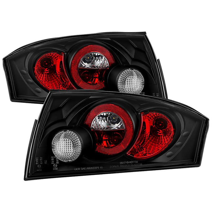 Black Euro Style Tail Lights <br>00-06 Audi TT TT Quattro