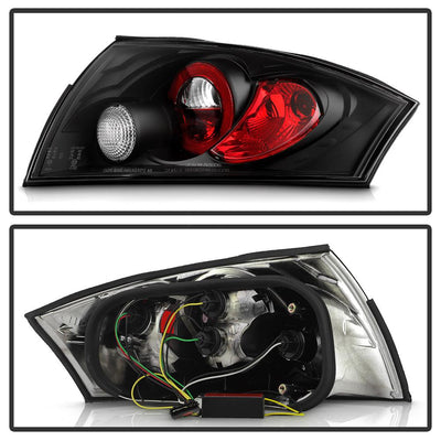 Black Euro Style Tail Lights <br>00-06 Audi TT TT Quattro