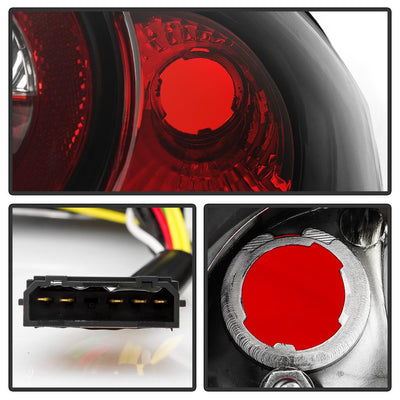 Black Euro Style Tail Lights <br>00-06 Audi TT TT Quattro