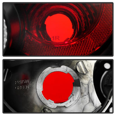 Black Euro Style Tail Lights <br>00-06 Audi TT TT Quattro