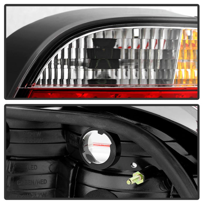 Red Clear LED Tail Lights <br>95,97-01 BMW 740i 95-01 BMW 740iL 750iL