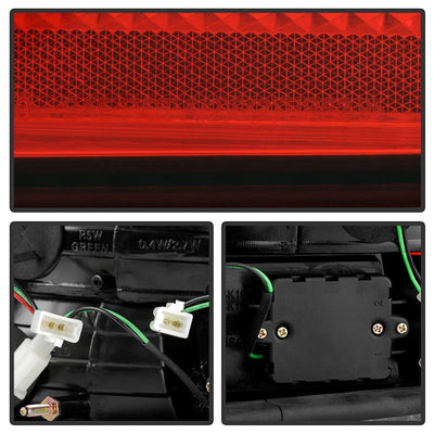 Red Clear LED Tail Lights <br>95,97-01 BMW 740i 95-01 BMW 740iL 750iL