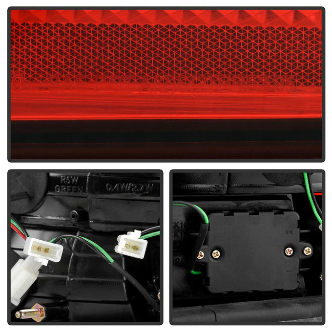 Red Clear LED Tail Lights <br>95,97-01 BMW 740i 95-01 BMW 740iL 750iL