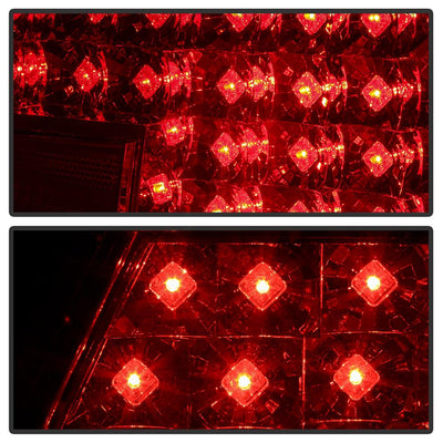 Red Clear LED Tail Lights <br>95,97-01 BMW 740i 95-01 BMW 740iL 750iL
