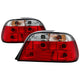 Red Clear Crystal Tail Lights <br>95,97-01 BMW 740i 95-01 BMW 740iL 750iL