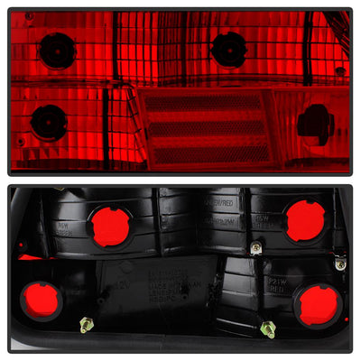 Red Clear Crystal Tail Lights <br>95,97-01 BMW 740i 95-01 BMW 740iL 750iL
