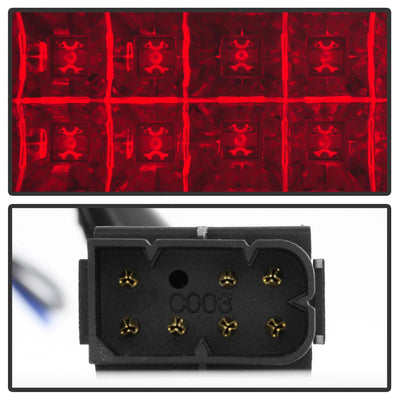 Red Clear LED Tail Lights <br>97-00 BMW 528i 540i 99-00 BMW M5
