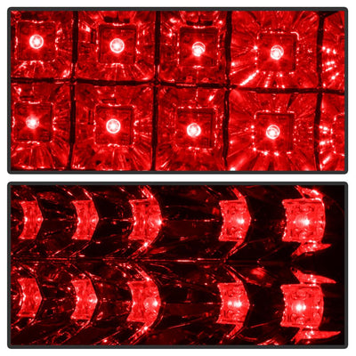 Red Clear LED Tail Lights <br>97-00 BMW 528i 540i 99-00 BMW M5