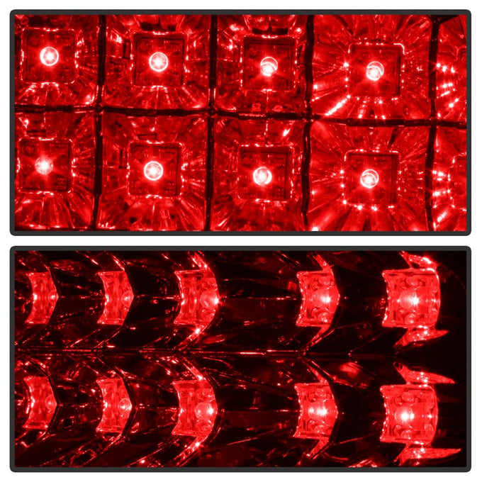 Red Clear LED Tail Lights <br>97-00 BMW 528i 540i 99-00 BMW M5