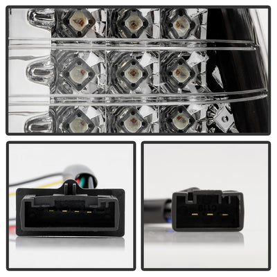 Black LED Tail Lights <br>00-06 BMW X5