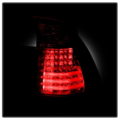 Black LED Tail Lights <br>00-06 BMW X5