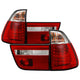 Red Clear LED Tail Lights <br>00-06 BMW X5