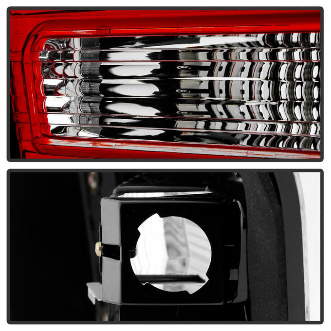 Red Clear LED Tail Lights <br>00-06 BMW X5