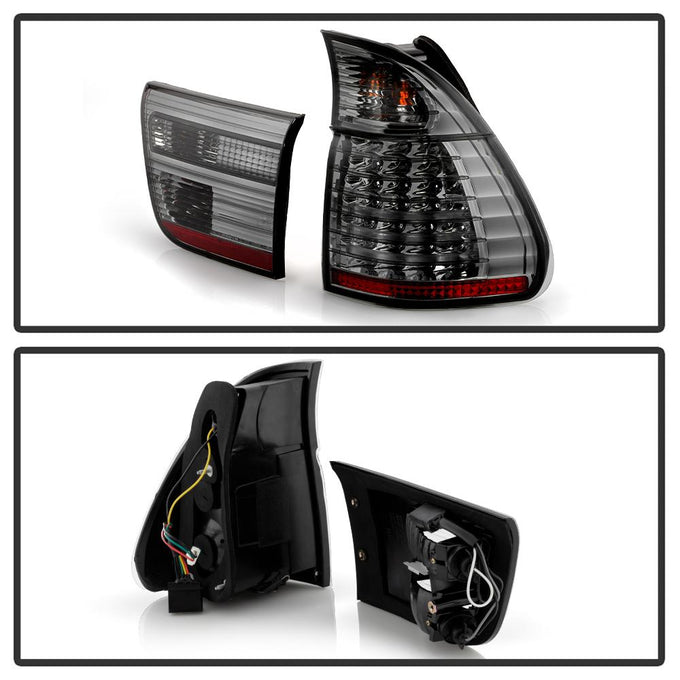 Smoke LED Tail Lights <br>00-06 BMW X5