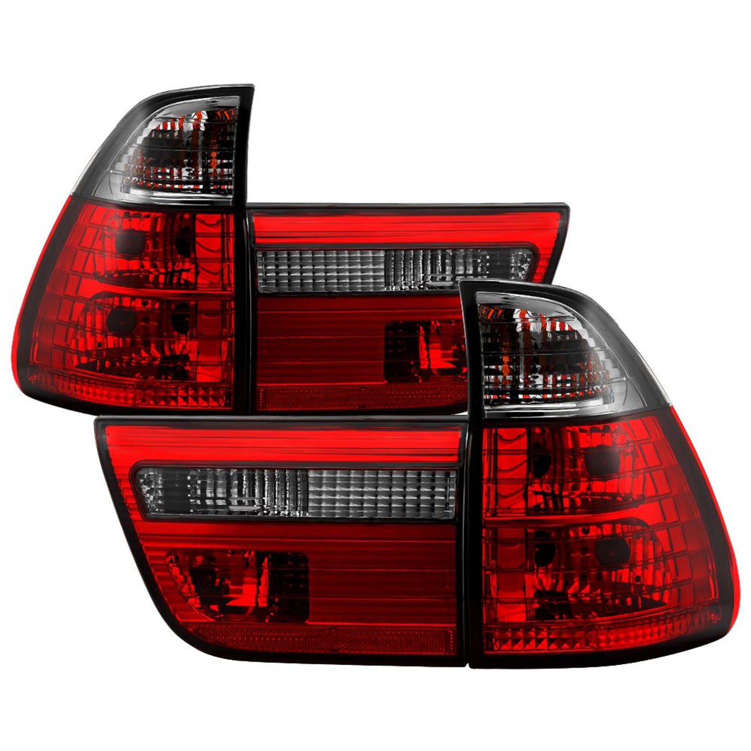 Red Smoke Euro Style Tail Lights <br>00-06 BMW X5