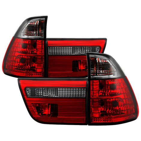 Red Smoke Euro Style Tail Lights <br>00-06 BMW X5