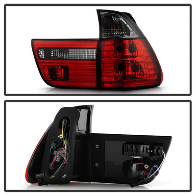 Red Smoke Euro Style Tail Lights <br>00-06 BMW X5